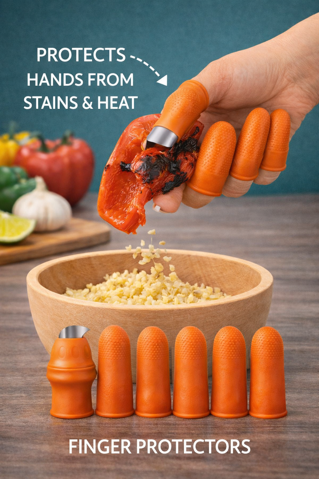 Thumb knife finger