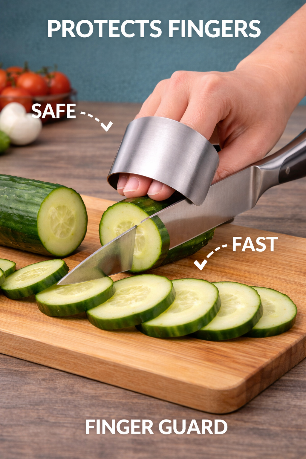 Finger Guard While Slicing