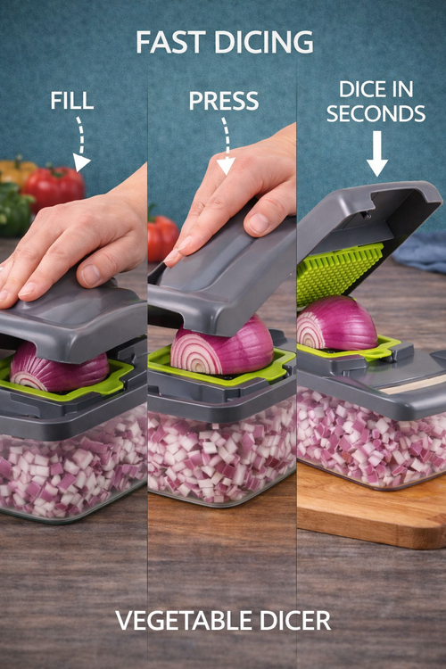 16 in 1 Vegetable Chopper - Multifunctional Cutter & Shredder