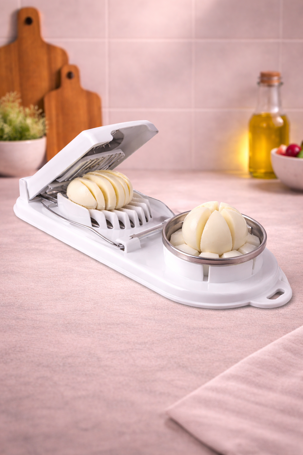 Egg Cutter Egg Slicer 2 in 1